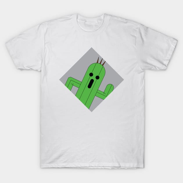 Cactuar Doll Portrait T-Shirt by inotyler